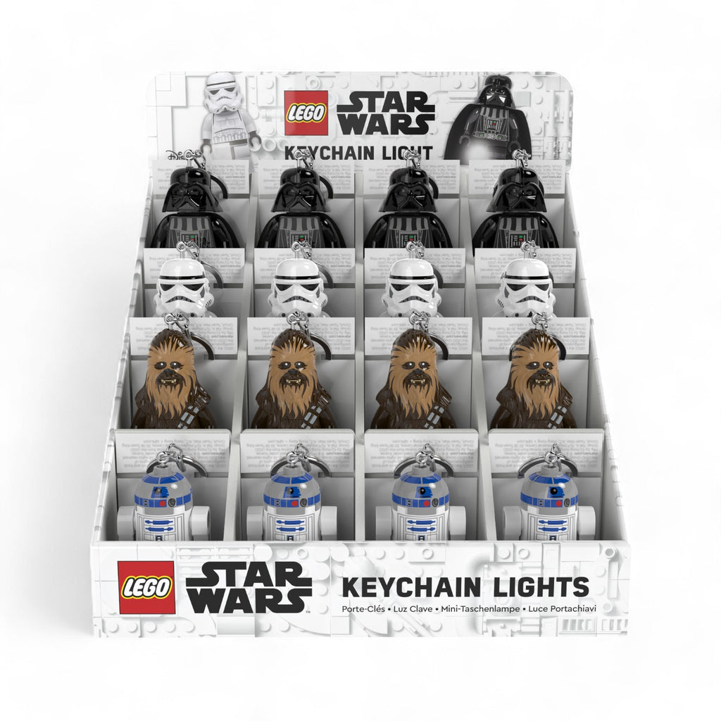 LEGO® STAR WARS™ Keychain Light CDU – 16 Piece Assortment