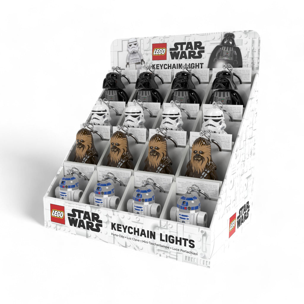 LEGO® STAR WARS™ Keychain Light CDU – 16 Piece Assortment
