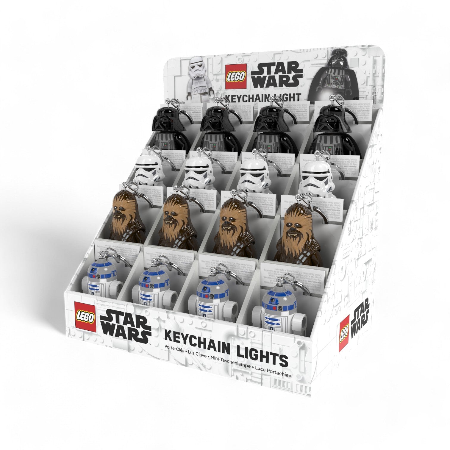 LEGO® STAR WARS™ Keychain Light CDU – 16 Piece Assortment