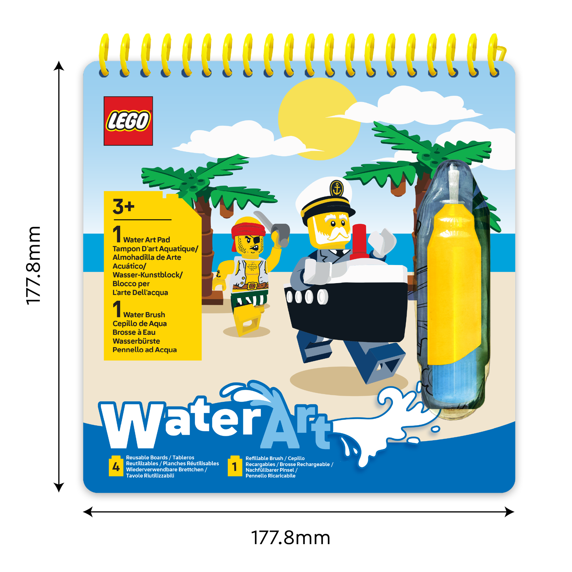 LEGO Minifigures Water Art Pad