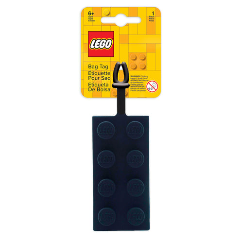 LEGO 2x4 Black Bag Tag