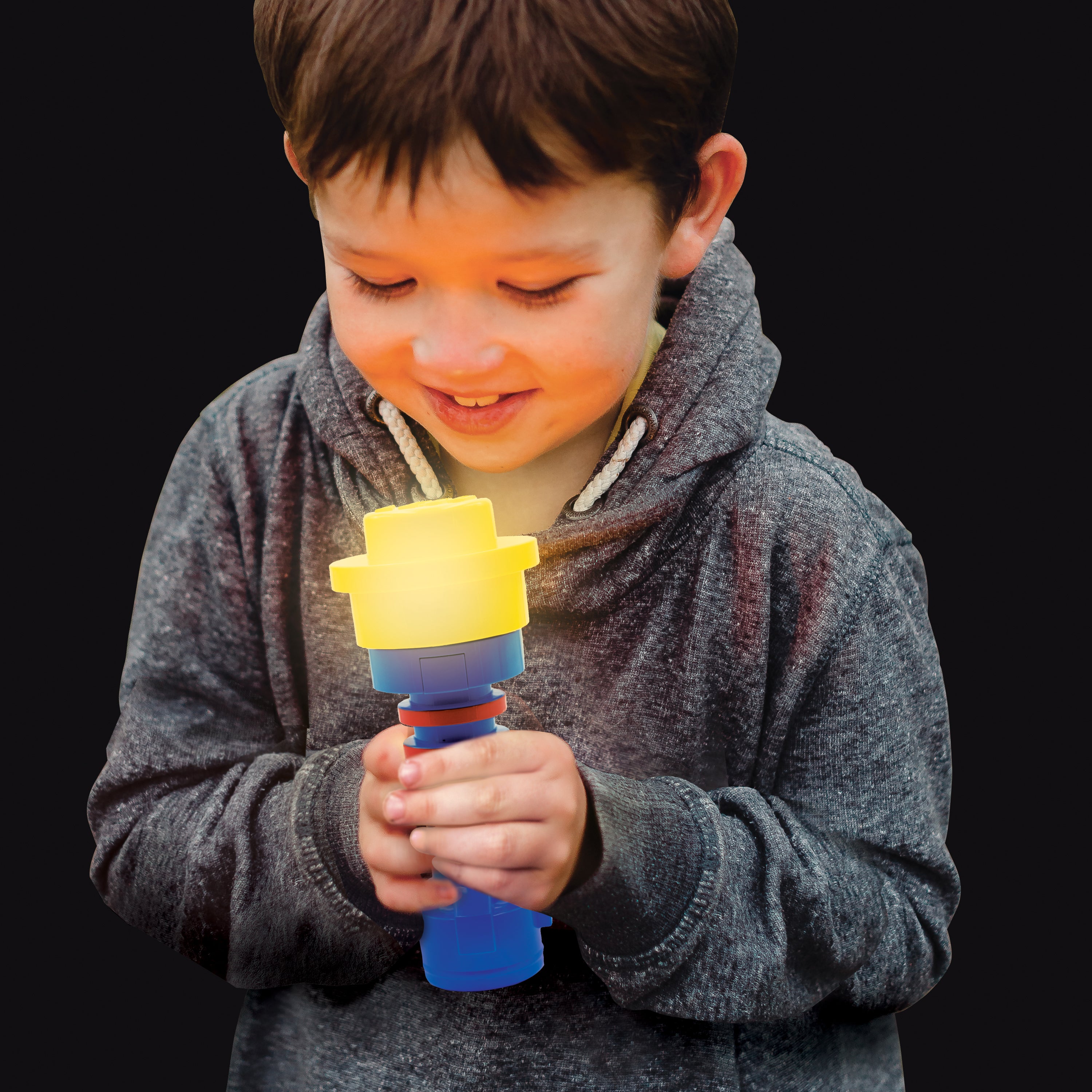 LEGO ICONIC TORCH - BLUE/YELLOW