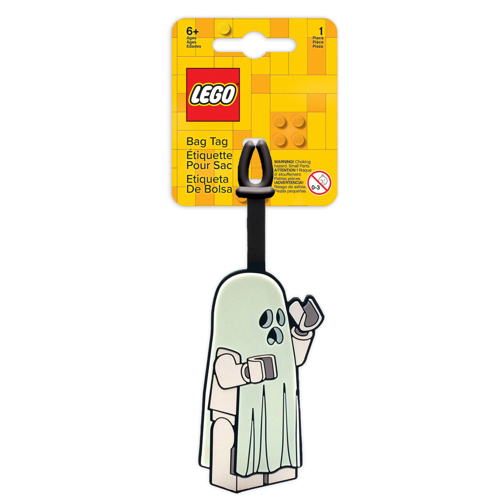 LEGO Glow in the Dark Ghost Bag Tag
