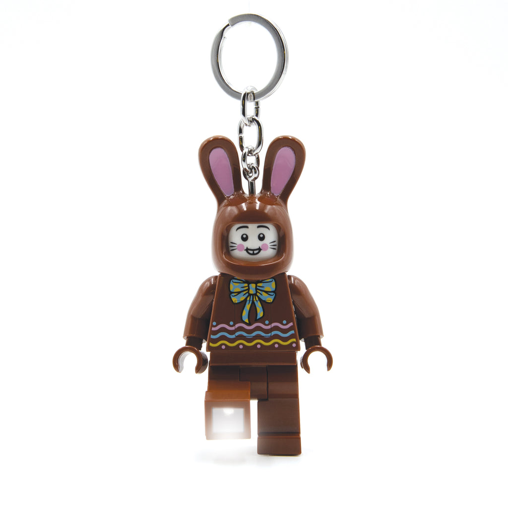 LEGO Minifigures Keychain Light Chocolate Bunny