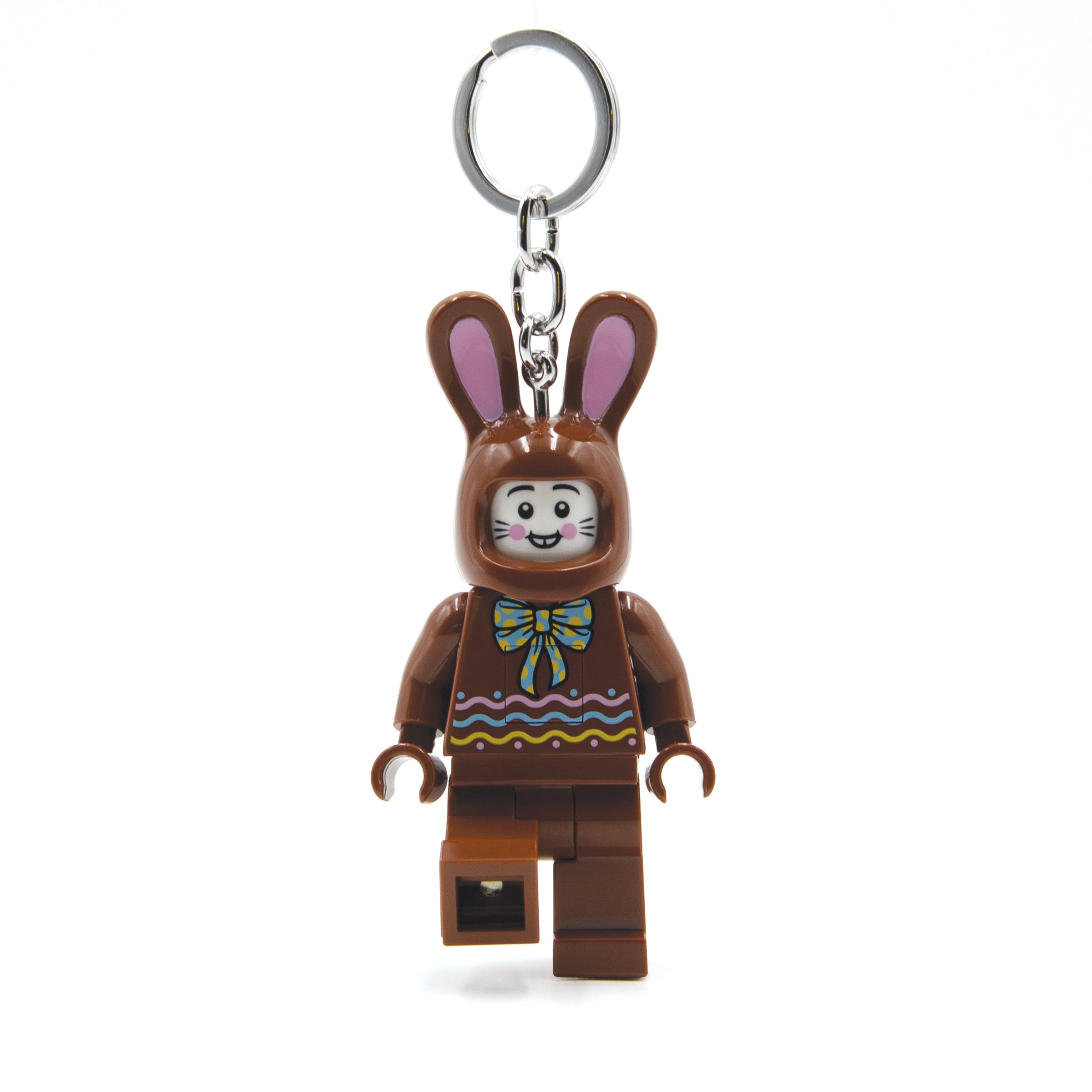 LEGO Minifigures Keychain Light Chocolate Bunny