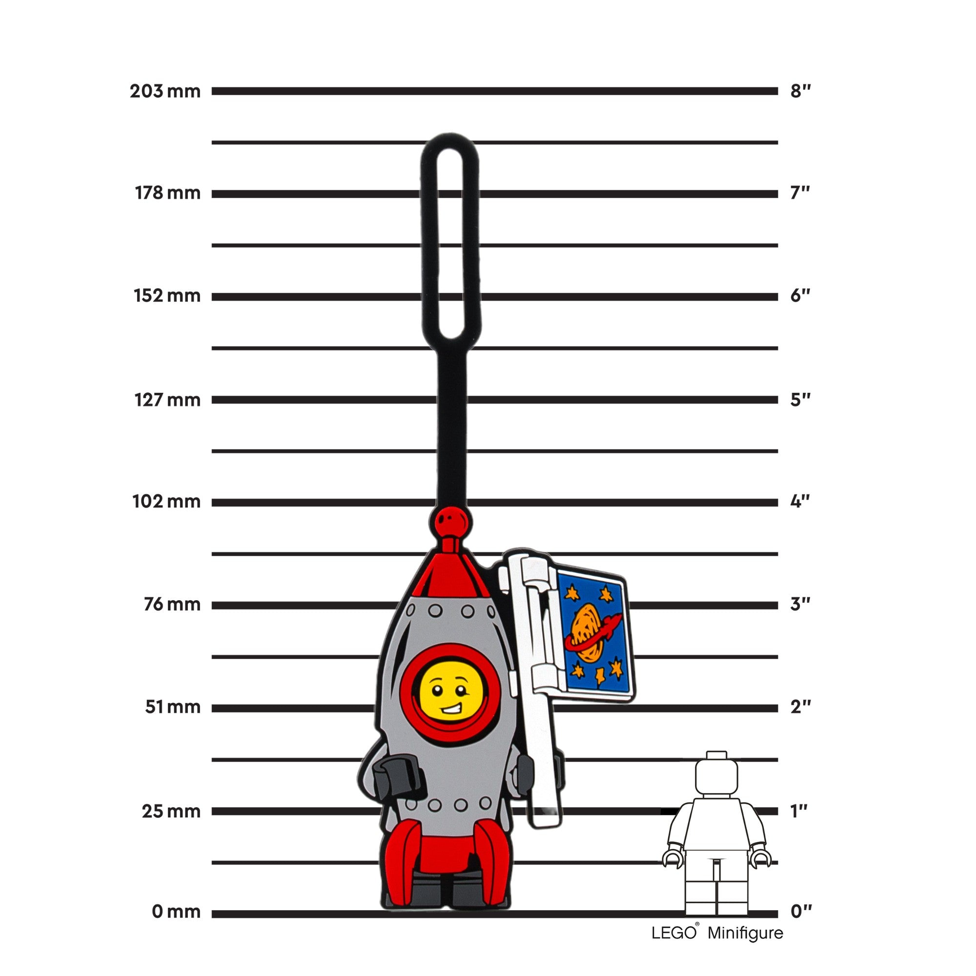 LEGO Rocket Boy Bag tag