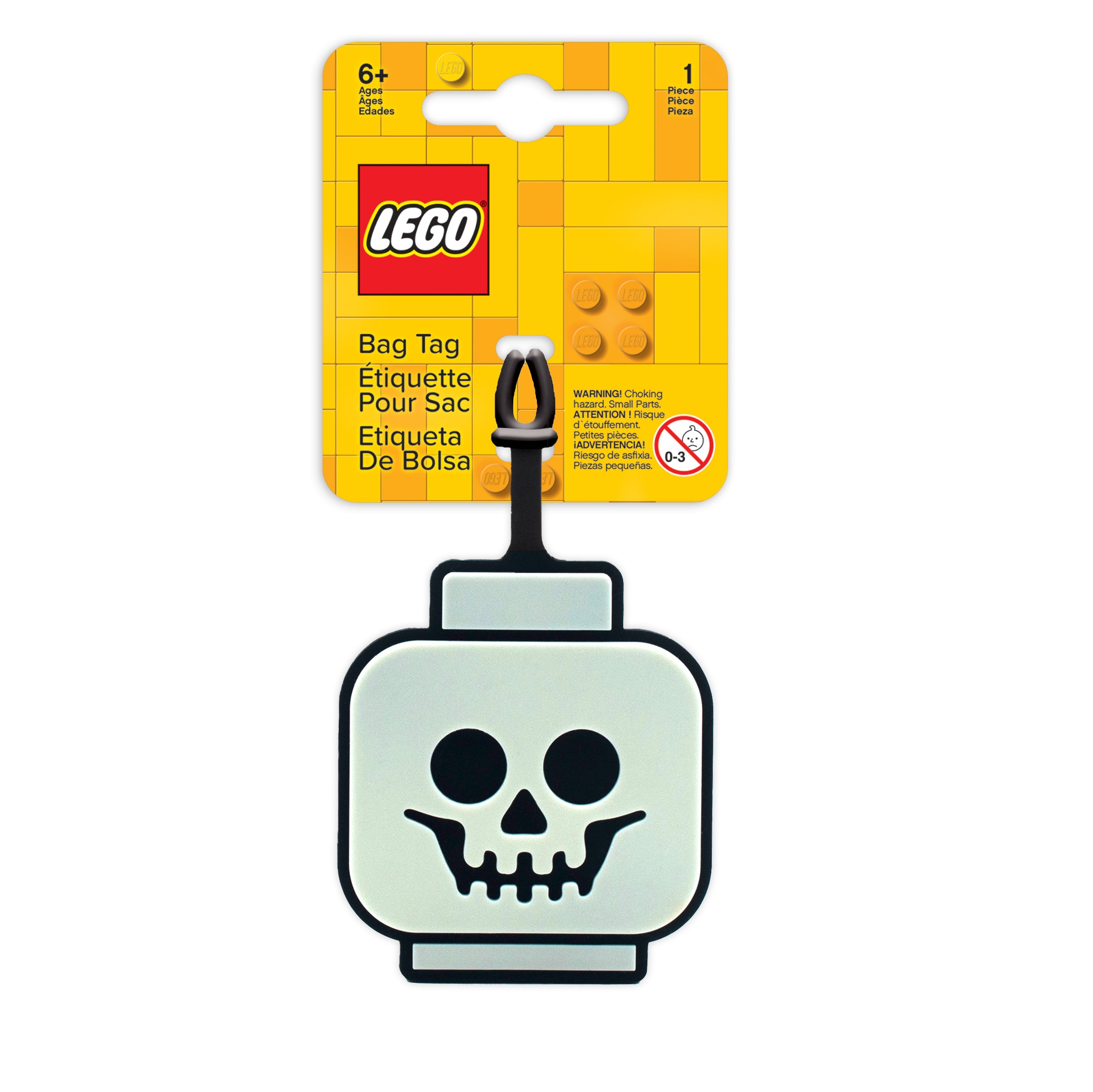 LEGO Glow in the Dark Skeleton Bag Tag