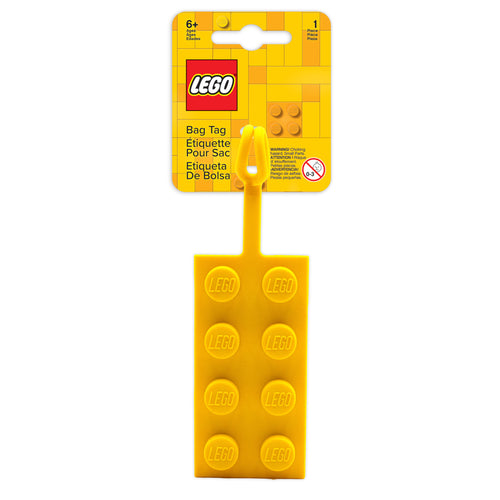 LEGO 2x4 Yellow Bag Tag